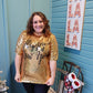Happy New Year Sequined T-Shirt Dress