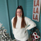 Enchanted Cream Ribbed Turtleneck