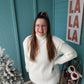 Enchanted Cream Ribbed Turtleneck