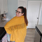 Season Of Bliss Mustard Rhinestone Jacket