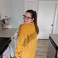 Season Of Bliss Mustard Rhinestone Jacket