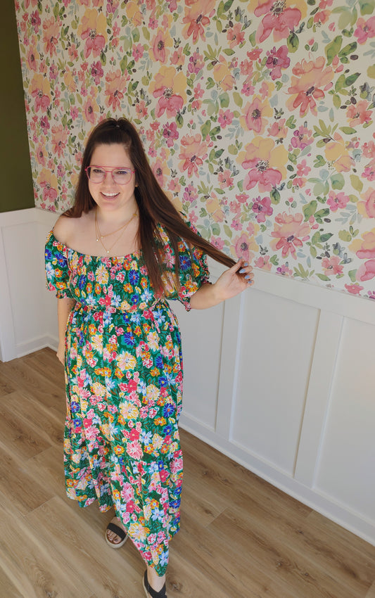 Ophelia Dress In Floral