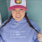 Hot Pink Smiley Trucker Hat