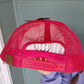 Hot Pink Smiley Trucker Hat