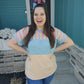 Springy Gal Bright Colorblock Top