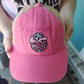 C.C. Pink Disco Embroidered Baseball Hat
