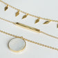 Kinsley Armelle Goddess Collection- Mother Of Pearl Necklace