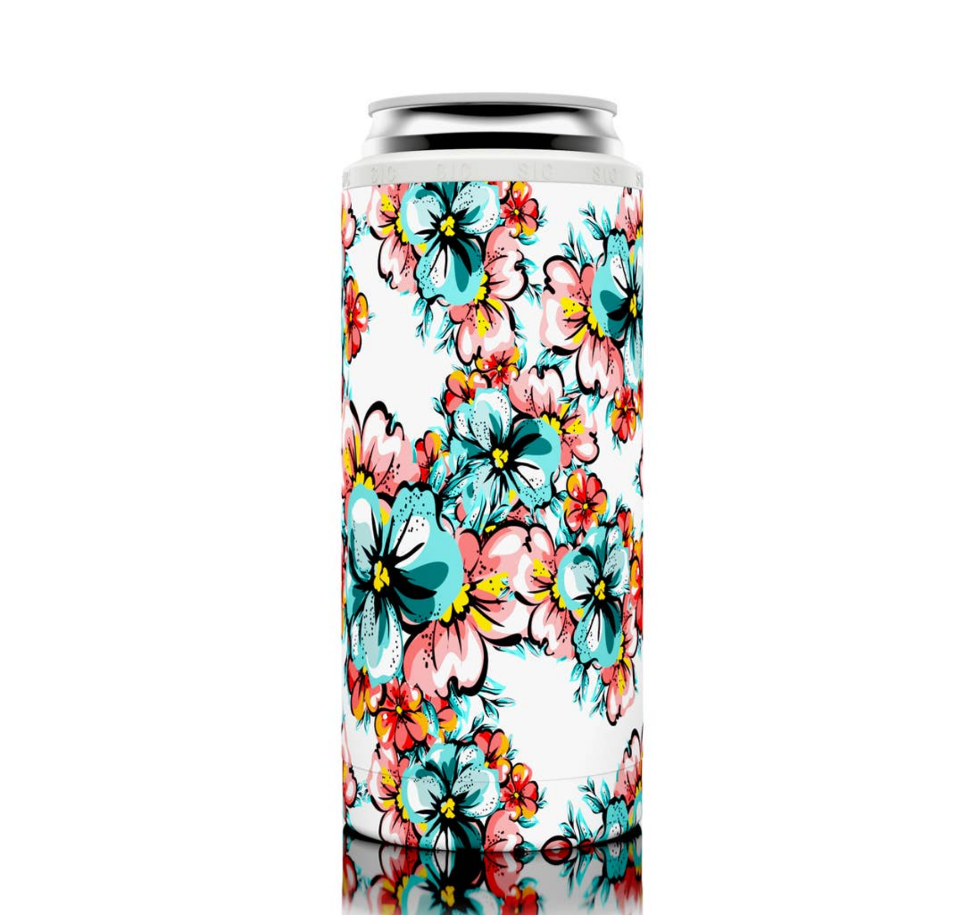 Slim Can Cooler- Hibiscus