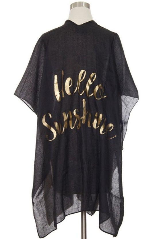 Hello Sunshine Swimsuit Cover-Up